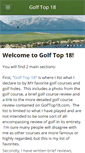 Mobile Screenshot of golftop18.com